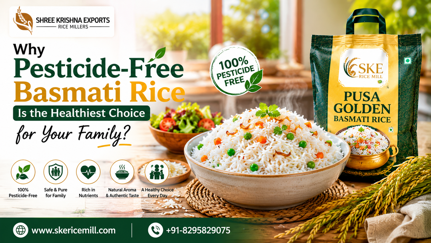 Pesticide-Free Basmati Rice