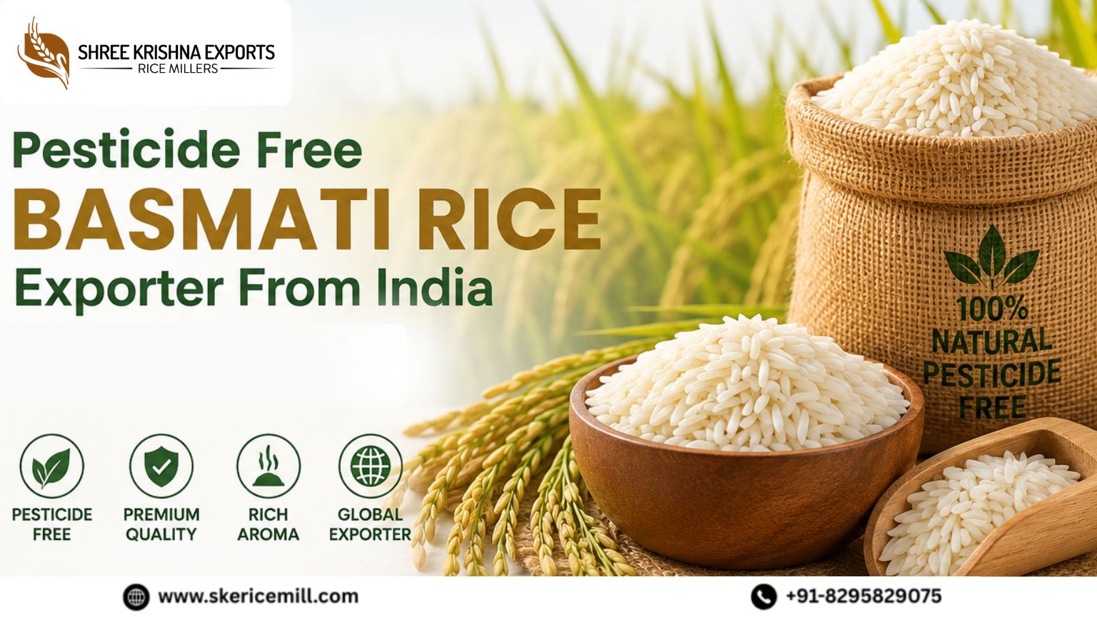 pesticide free basmati rice exporter from India