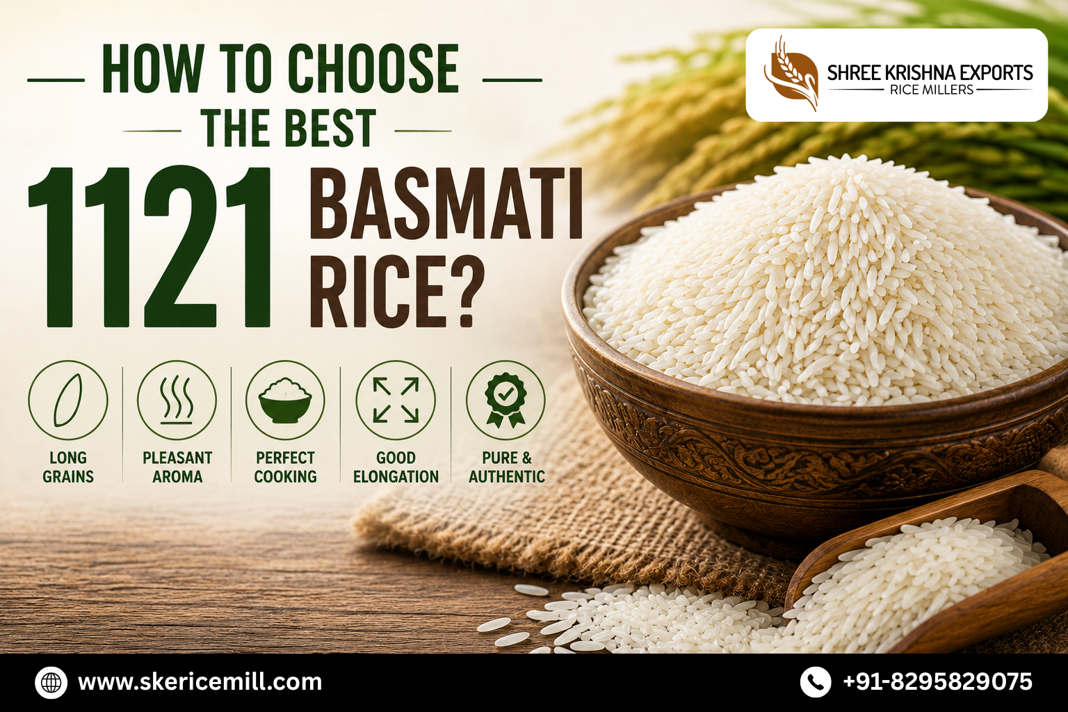 Best 1121 Basmati Rice Exporter in India