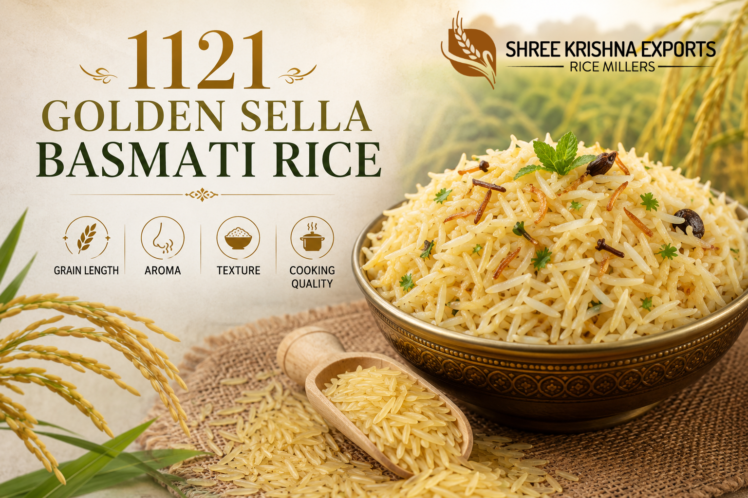 1121 Golden Sella Basmati Rice